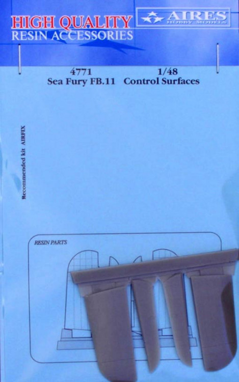 Aires 4771 Sea Fury FB.11 control surfaces (AIRFIX) 1/48