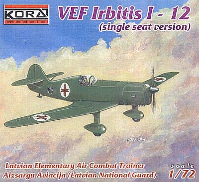 Kora Model 7255 VEF Irbitis I-12 1seat 1/72