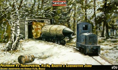 Kora Model A7240 Feldbahn V2 Transporter, V2/V4 Miss.&amp;Lokomot. 1/72