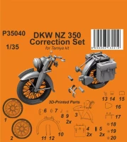 CMK P35040 DKW NZ 350 - Correction Set (TAM) 3D-Print 1/35