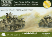 Plastic Soldier WW2V15006 - M4A2 Sherman Tank (15mm)