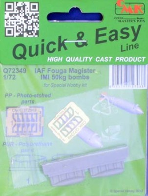 CMK Q72349 IAF Fouga Magister IMI 50kg bombs (SP.HOBBY) 1/72