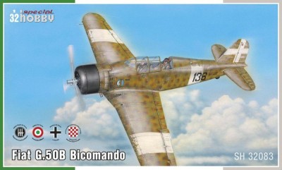 Special Hobby SH32083 Fiat G.50B Bicomando (4x camo) 1/32