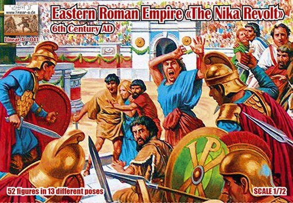 Linear-A LA041 Eastern Roman Empire The Nika Revolt 6Th Century Ad (Injection Moulded) 1/72