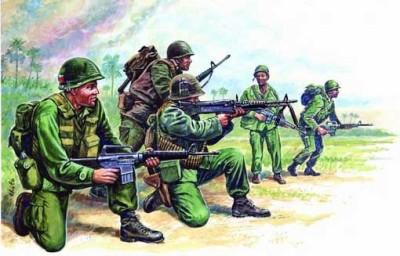 Italeri 06078 Солдаты American Special Forces 1/72