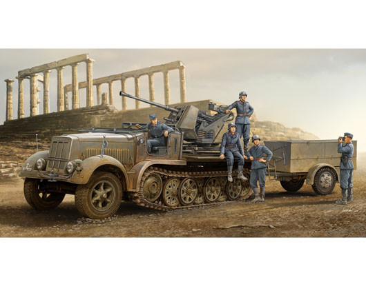 Trumpeter 01525 Немецкая 37 мм Flak 37 на Sd Kfz. 7/2 1/35