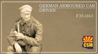 Copper State Models F35-043 Фигура, Немецкий водитель бронетранспортера 1/35