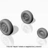 Armory ARAW72315 Lockheed-Martin F-22A Raptor weighted wheels 1/72