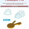 Peewit M48039 Canopy mask Polikarpov I-16 (CL.PROP) 1/48