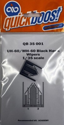 Quickboost 35001 UH-60/MH-60 Black Hawk wipers (ACAD) 1/35