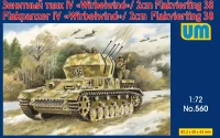 UM 560 Flakpanzer IV Wirbelwind/2cm Flakvierling 38 1/72