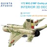 Quinta studio QD72257 МиГ-21МФ (Горьковского завода) (Eduard) 1/72