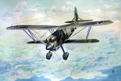 Roden 48454 Самолет Arado Ar 68F-1 1/48