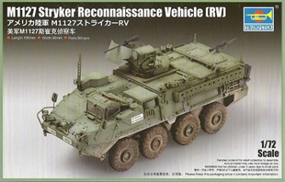 Trumpeter 07422 M1127 Stryker Reconnaissance Vehicle 1/72