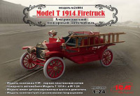 ICM 24004 Ford Model T 1914 Firetruck 1/24
