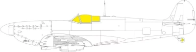 Eduard EX1009 Mask Spitfire Mk.Vb early (EDU) Mask