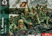 Waterloo 1815 WLAP027 U.S. Marines 1944 -45 (45 figures) 1/72