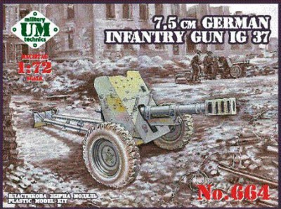 UniModel UMM-72664 7,5cm german infantry gun IG 37 1/72