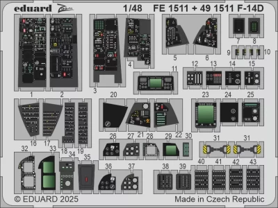 Eduard FE1511 F-14D (G.W.H.) 1/48