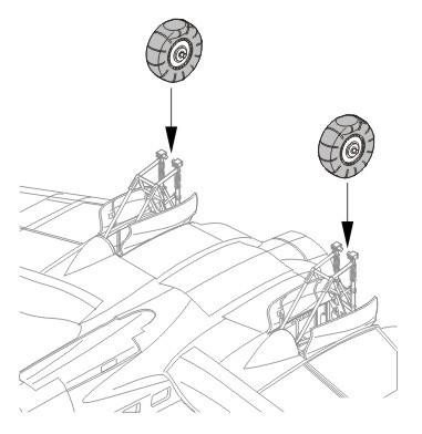 CMK Q72021 Heinkel He 111H - wheels for HAS/ REV 1/72