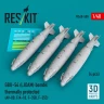 Reskit 48505 GBU-54 (LJDAM) bombs thermally prot. (4 pcs) 1/48