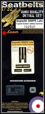 HGW 132521 Sopwith SNIPE (Late) (Seatbelts) LASER 1/32