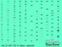 Model Maker Decals D72041 PZL TS-11 'Iskra' stencils 1/72