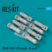 Reskit RS72-0156 OFAB-100-120 bomb (8 pcs.) 1/72
