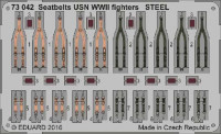 Eduard 73042 Seatbelts USN WWII fighters STEEL 1/72