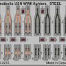 Eduard 73042 Seatbelts USN WWII fighters STEEL 1/72