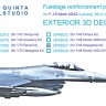 Quinta studio QP48027 Усиливающие накладки для F-16 block 40/42 (Hasegawa) 1/48