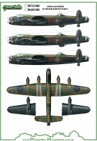 Model Maker Decals MD48168 Avro Lancaster in Polish service part I 1/48