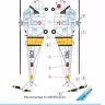 Lf Model C48226 Decals UH-19A Chicksaw in Portuguese service 1/48