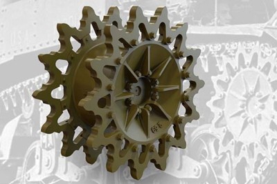 Fury Models 35005 US light tank M3/M3A1/M3A3/M5 Drive Sprockets (14-teeth, early) 1/35