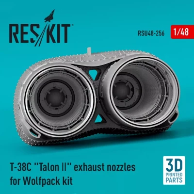 Reskit U48256 T-38C Talon II exh. nozzles (WOLFP.) 3D Print 1/48