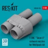 Reskit U48256 T-38C Talon II exh. nozzles (WOLFP.) 3D Print 1/48