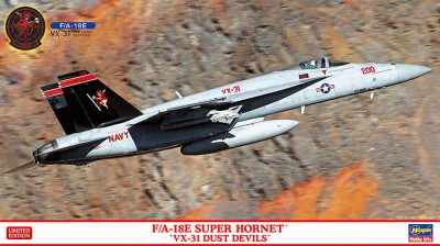 Hasegawa 02424 Истребитель ВМС США F/A-18E &quot;VX-31 Dust Devils&quot; (Limited Edition) 1/72