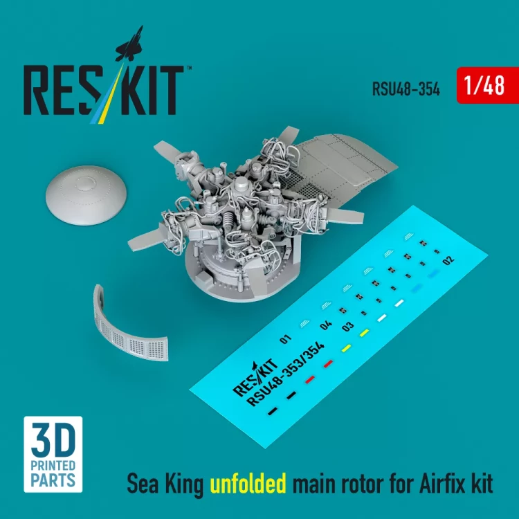 Reskit U48354 Sea King unfolded main rotor (AIRF) 1/48