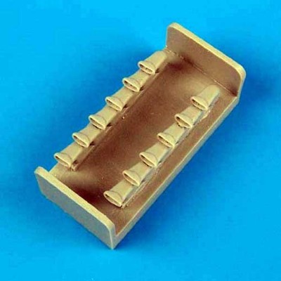 QuickBoost QB48191 Spitfire Mk. IX exhausts - fishtail 1/48