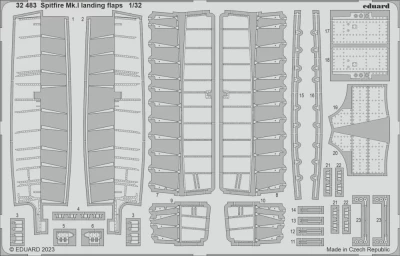 Eduard 32483 SET Spitfire Mk.I landing flaps (KOTARE) SET
