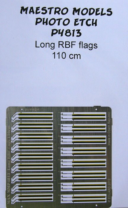 Maestro Models MMCP-4813 1/48 Long RBF flags 110cm (PE set)