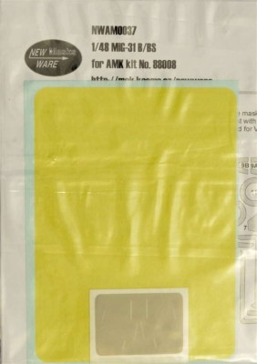 New Ware NWA-M0037 1/48 Mask Mig-31 B/BS (AMK 88008)
