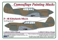 AML AMLM49030 Камуфляжные маски P-40 Kittyhawk Mk.IA 1/48