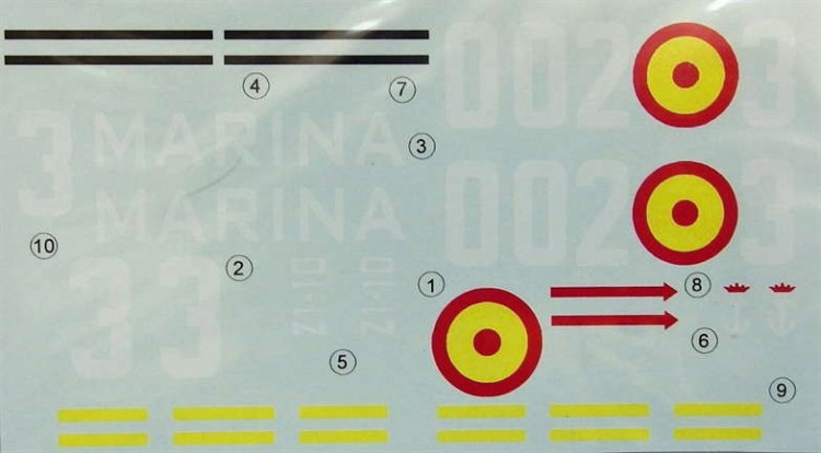 LF Model C48117 Decals Sikorsky H-19B over Spain (REV) 1/48