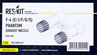Reskit RSU32-0041 F-4 (E/J/F/G/S) Phantom II exh.nozzles (TAM) 1/32