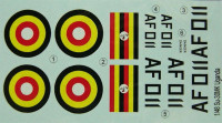 LF Model C4865 Decals Su-30 MK2 over Uganda (TRUMP/ACAD) 1/48
