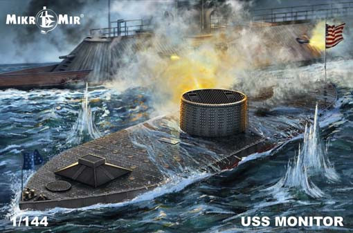 Mikromir 144-028 Броненосец USS Monitor 1/144