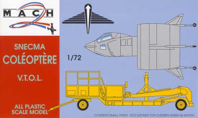 Mach 2 MACH2072 Coleoptere SNECMA and launch trailer 1/72
