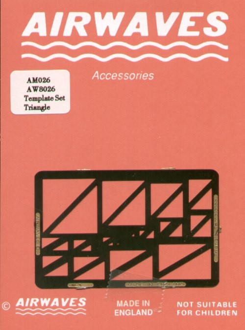 Airwaves AEM026 Triangular Scribing Template (Triangle) No Scale