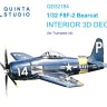 Quinta Studio QD32184 F8F-2 Bearcat (Trumpeter) 1/32